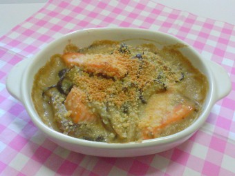 鮭の和風グラタン【ルウやソースが簡単に作れる!】